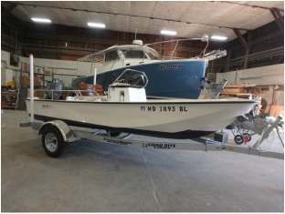 1981 Boston Whaler Montauk restored to pristine condition